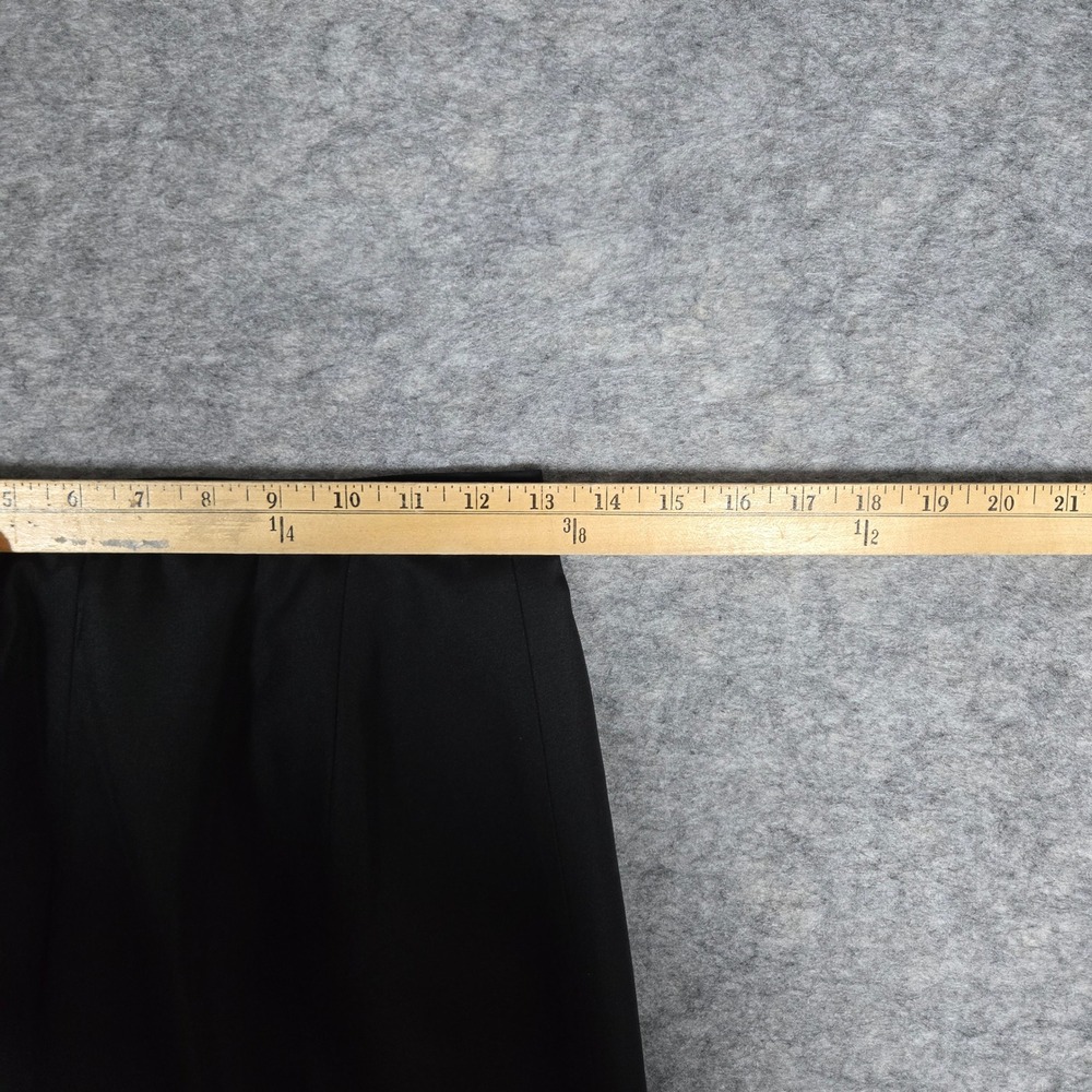 Talbots Womens Black Silk Wool Blend Straight Leg Dress Pants Size 6P - Picture 5 of 7
